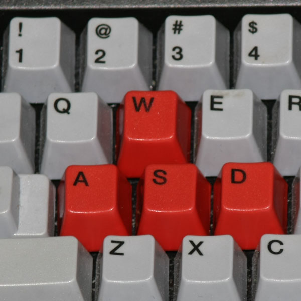WASD Printed Buckling Spring Button Set